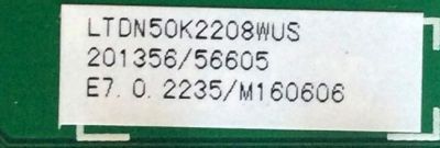 MAIN FUENTE PARA TV HISENSE ORIGINAL / NUMERO DE PARTE 210812 / RSAG7.820.7431/ROH / 209103 / LTDN40K221WUS(1000) / PANEL HD396DF-E01(010)\T1\S0\GM\ROH / MODELO 40H5B - Imagen 2