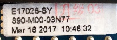 MAIN FUENTE (COMBO) PARA TV ELEMENT NUMERO DE PARTE 72H0185 / 72H0185 / 890-M00-03N77 / 10016378 / 10016377 / CV3393BH_Q42_12_P4 / CV3393BH-Q42 / E17026-SY / MODELO  ELFW5017	 - Imagen 2