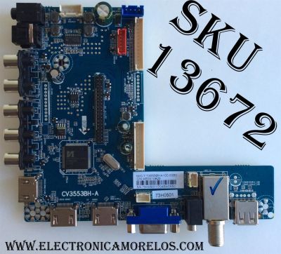 MAIN / RCA 73H0501 / AE0010823 / CV3553BH-A / MODELO RLED6090	