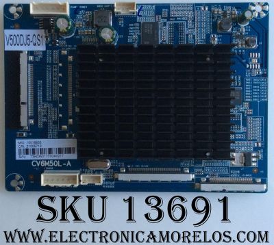 TARGETA INTERFACE / PANASONIC 73H0350 / CV6M50L-A / 10016935 / 21005712 / MODELO TC-50CX4 / PANEL V500DJ5-QS1