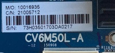 TARGETA INTERFACE / PANASONIC 73H0350 / CV6M50L-A / 10016935 / 21005712 / MODELO TC-50CX4 / PANEL V500DJ5-QS1 - Imagen 2