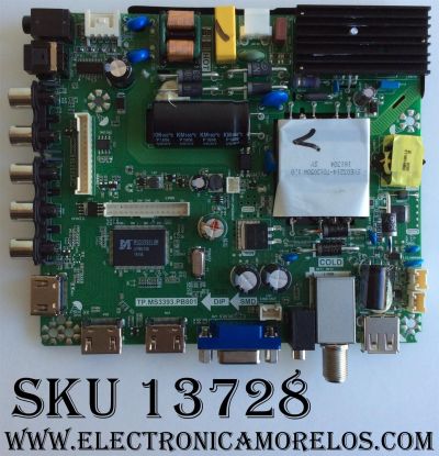 MAIN / FUENTE / (COMBO) / SEIKI L16032101 / TP.MS3393.PB801 / SY16155-1 / 890-M00-06NC6 / PANEL T430HVN01.6	