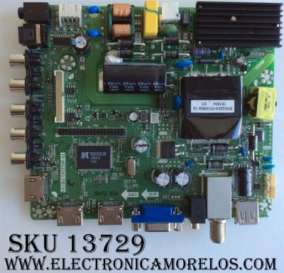 MAIN / FUENTE (COMBO) / RCA K16088766 / TP.MS3393.PB751 / AE0010615 / MODELO RLDED4016A-H / PANEL V400HJ6-PE6 C9	