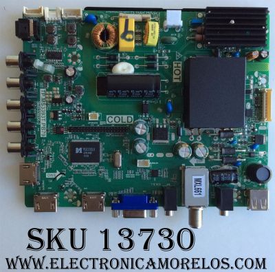 MAIN / FUENTE / (COMBO) / SANYO B15041620 / 02-SHS39A-C002008 / TP.MS3393T.PB79 / 3MS3393X-2 / MODELO FW32D25T	