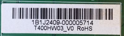 MAIN / SCEPTRE 1B1J2409 / T.RSC8.1C 11213 / MODELO X405BV-FHD / PANEL LTA400HM07 - Imagen 2