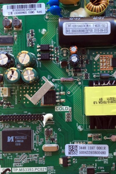 MAIN / FUENTE / (COMBO) B15093042 / TP.MS3393.PC821 / B15093042-0A00139 / 50043393B00480 - Imagen 2