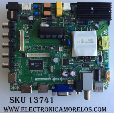 MAIN / FUENTE / (COMBO) / ELEMENT K16060555 / TP.MS3393.PB801 / SY16200 / MODELO ELEFW5016 / PANEL V500HJ1-PE8	