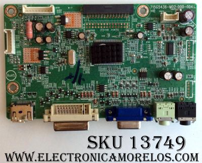 MAIN / HP FFCB0HP0060000 / 715G5436-M02-000-004L / MODELO HP 27WM MONITOR	