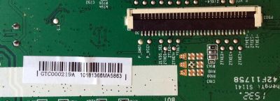 MAIN / FUENTE / (COMBO) / TCL GTC000219A / V8-UX38001-LF1V025(J2) / 40-UX38M0-MAD2HG / UX38M0 / MODELO 32S3750	 - Imagen 2