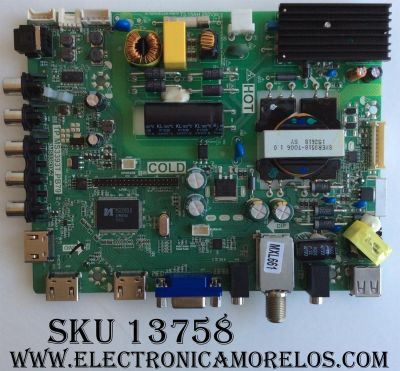 MAIN / FUENTE / (COMBO) / SANYO B15082687 / TP.MS3393T.PB79 / 3MS3393X-2 / MODELO FW42D25T	