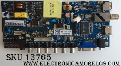 MAIN / ELEMENT 50043393B01830 / CV3393BL-K23 / 10006482 / CV3393BL_K23_21_A7 / 63H0425 / MODELO ELEFT195	