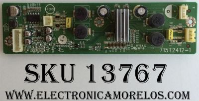 TARJETA DE AUDIO / RCA AUPF7ZA1 / 715T2412-B / MODELO L32WD22 / PANEL V315B1-L01 Rev.C2	
