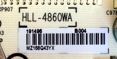 FUENTE DE PODER PARA TV HISENSE / NUMERO DE PARTE 191496 / RSAG7.820.6672/ROH / HLL-4860WA / PANEL HD500DU-B53\LD\S0\GM\ROH / MODELO 50H8C - Imagen 2
