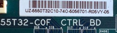 T-CON PARA TV HISENSE / NUMERO DE PARTE 55.50T32.C10 / 5550T32C10 / 55T32-C0F / PANEL´S TPT500U1-QVN03.U REV:S5B0H / HD500K3U53\S1\BBY\GM\ROH / MODELOS E50X-E1 LTMWVJ / LC-50LB591U / LC-50LBU591U / LC-50LBU711U / 50R6D / 50R7050E HU50N3031UWR / 50L711U18 - Imagen 2