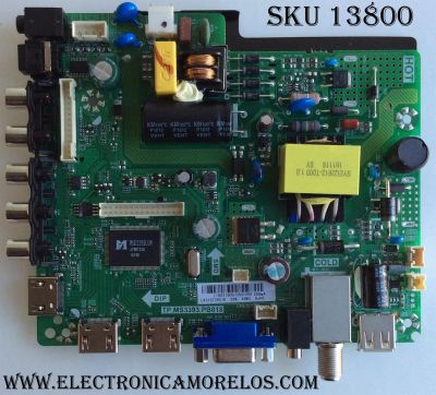 MAIN / FUENTE / (COMBO) / ELEMENT L16031909 / TP.MS3393.PB818 / MODELO ELEFW328B / PANEL LK315T3HC1K	