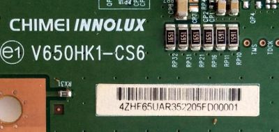 T-CON / ELEMENT 4Z.HF65U.AR3 / 4ZHF65UAR3 / V650HK1-CS6 / MODELO ELFW5017	 - Imagen 2