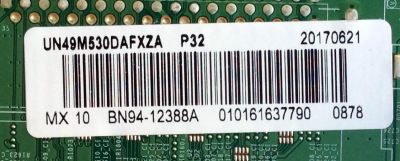 MAIN PARA TV SAMSUNG / NUMERO DE PARTE BN94-12388A / BN41-02574A / BN97-12969D / BN9412388A / PANEL CY-JM049BGLV2H / MODELO UN49M530 / UN49M530DAFXZA FA01 / ((COMPARAR CONECTORES CON SKU 15543 Y SKU 15696))  - Imagen 2