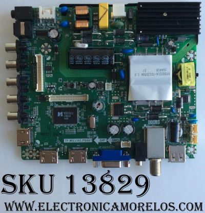 MAIN / FUENTE (COMBO) / ELEMENT  K17030614 / TP.MS3393.PB801 / E17053-SY / 890-M00-06NC6 / MODELO ELFW5017 / PANELT500HJ1-PE8(C7)