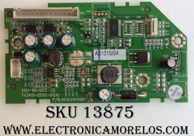 TARJETA DIGITAL / HAIER A31010/04 / 303C2415061 / TV2415-ZC02-01(A) / MODELO LEC24B1380	
