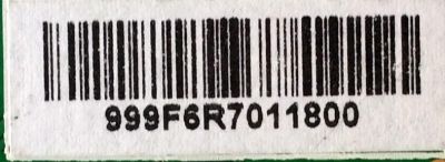 T-CON / HITACHI 999F6R / JUC7.820.00157618 / KB-6160 M2608 - Imagen 2