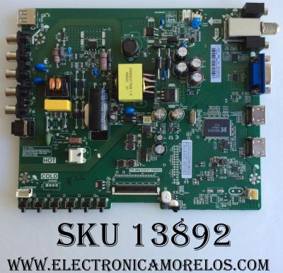MAIN / FUENTE / (COMBO) / SANYO B16128136 / TP.MS3393T.PB952 / MODELO 32" / PANEL HV320WHB-N06	