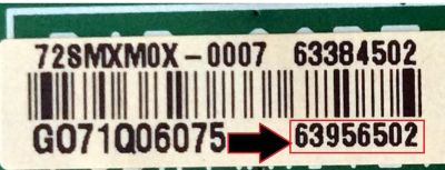 MAIN / LG EBT63956502 / EAX66384803(1.0) / 63384502 / MODELO 43SE3KB-BE AUSSLJM / PANEL LD430EUE-FHB1	 - Imagen 2