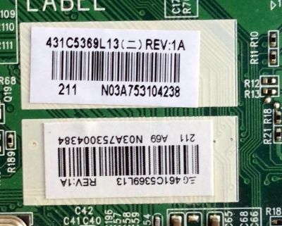 MAIN / SANYO 431C5369L13 / 461C5369L13 / SD46T / SSD42T / VTV-L42612 / MODELO DP46142 SSD46TA-00 / PANEL LTA460HN05-T02 / LTA460HN05-T03 - Imagen 2