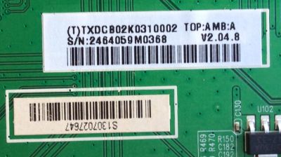 MAIN / VIZIO 756TXDCB02K031 / 715G5824-M02-000-004X / TXDCB02K031 / TXDCB02K0310001 / TXDCB02K0310002 / TXDCB02K0310003 / SUSTITUTA CBPFTXDCB02K057 / MODELOS E390I-A1 LTYWNQQP / E390I-A1 LTMWNQQP / PANEL TPT390J1-HVN04 REV S000F	 - Imagen 2