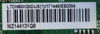 MAIN / HISENSE 171449 / 173422 / RSAG7.820.5254/ROH / LTDN50K20DUS(1) / PANEL HD500DF-B52(100)\S1 / MODELO 50H3 - Imagen 2
