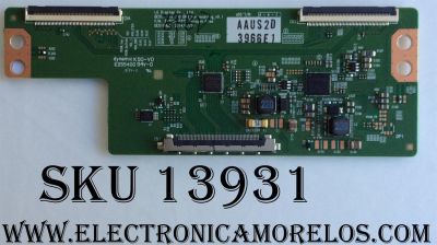 T-CON / LG  6871C-3966E / 6870C-0532C / 3966E1 / MODELO 43LW340C-UA BUSWLJR / 43LW540S-UA BUSWLJR / PANEL LC430DUE(FJ)(M1)