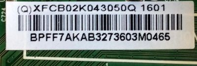 MAIN / VIZIO 756TXFCB02K0430 / XFCB02K043 / 715G7582-M01-001-004K / XFCB02K0430 / 006LP0279166A / (Q)XFCB02K043030Q / MODELOS E28H-C1 LTT3THBR / E28H-C1 LTT3THBS - Imagen 2