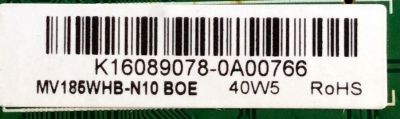 MAIN / FUENTE (COMBO) / SCEPTRE K16089078 / TP.MS3393.PA506 / MODELO E19 PDQV93JB / PANEL MV185WHB-N10	 - Imagen 3