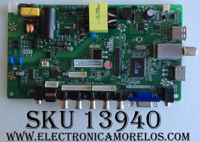 MAIN / FUENTE (COMBO) / SCEPTRE K16099662 / TP.MS3393.PA506 / MODELO E19 PDQV93JB / PANEL MV185WHB-N10	