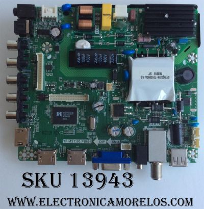 MAIN / FUENTE / (COMBO) / ELEMENT K17010195 / E17023-1-SY / 890-M00-06NBX / TP.MS3393.PB801 / MODELO ELEFW3916	