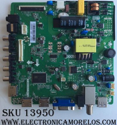 MAIN / FUENTE / (COMBO) / ELEMENT H16123043 / TP.MS3393T.PB758 / E17019-KK / 21005561 / VERSION F112 / MODELO ELEFW328	