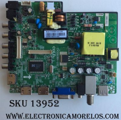 MAIN / FUENTE / (COMBO) / ELEMENT SY15228-22 / CV3933BH-U32 / CV3393BH-U32-12-E8 / 890-M00-06NBD / MODELO ELEFW328B P5G0M	