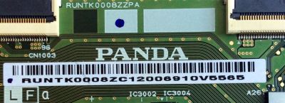 T-CON PARA TV WESTINGHOUSE RUNTK0008ZZPA / RUNTK0008ZC / CEC-PCB5460001A / PANEL T550-V35-DLED / MODELOS WD55UT4490 TW-04451-N055A / E4SJ5517BF LE-55GV350-B1 - Imagen 2