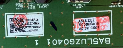 MAIN / SANYO A5LUZMMA-001 / BA5LUZG0401 1 / A5LUZ-MMA / A5LUZUZ / PANEL LVU500CMDX E2 V1  / MODELO FW50C85T - Imagen 2
