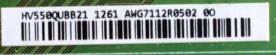 T-CON / RCA HV550QUBB21 / HV550QUB-B20 / 47-6021046 / MODELO RTU5540	 - Imagen 2