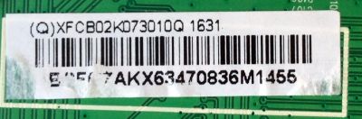 MAIN PARA TV VIZIO / NUMERO DE PARTE XFCB02K073 / 715G7573-M3A-000-004Y / 756TXFCB02K073 / 756TXFCB02K0730 / PANEL TPT315B5-FHBN0.K REV:S4940B / MODELOS D32-D1 LTTUUKIS / D32-D1 LTTUUKFS - Imagen 3