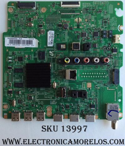 MAIN PARA TV SAMSUNG FHD ((SMART TV)) / NUMERO DE PARTE BN94-06739A / BN97-07704A / BN41-01958B / BN9406739A / PANEL CY-HF320CSLV1H / MODELO UN32F6300 / UN32F6300AFXZA US02