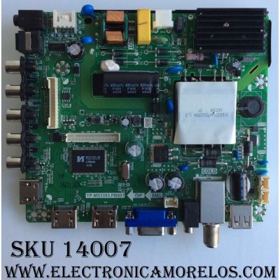 MAIN / FUENTE / (COMBO) / ELEMENT K16060563 / TP.MS3393.PB801 / SY16213 / VERSION AEED / MODELO ELEFW3916 / PANEL T390XVN01.0	
