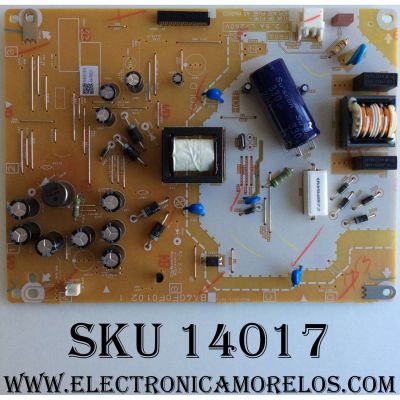 FUENTE DE PODER / EMERSON A44F0021 / BA4GF0F0102 1	/ MODELO LD320EM5