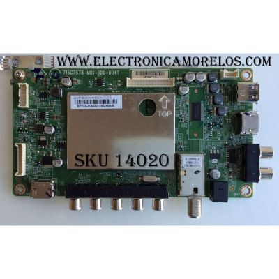 MAIN / VIZIO XFCB02K0440 / 715G7578-M01-000-004T / (Q)XFCB02K044020Q / W5922033263 / MODELO D32H-C1 LTTUTBDR / PANEL TPT315B5-WX226.K REV:S4850F	