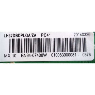MAIN / SAMSUNG BN94-07408W / BN97-08315J / BN41-02165A / MODELO LH32DBDPLGA/ZA SS01 / PANEL CY-GH032BGLV2H FW13	 - Imagen 2
