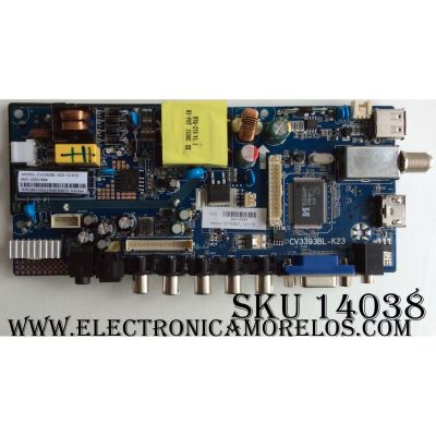 MAIN / FUENTE / (COMBO) / ELEMENT 58H1923 / CV3393BL-K23 / CV3393BL-K23-12-A12 / 10001684 / VERSION 20150827	