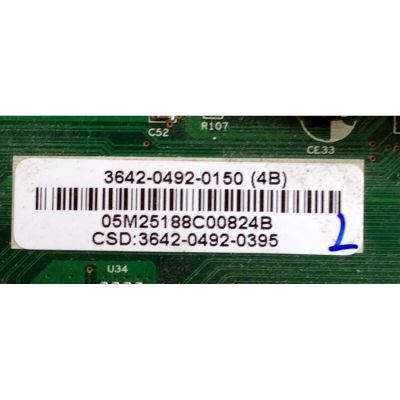 MAIN / VIZIO 3642-0492-0150 / 0171-2272-2654 / SUSTITUTA 3642-0492-0395 / MODELO SV420XVT1A / PANEL LC420WUD(SA)(C1)	 - Imagen 2