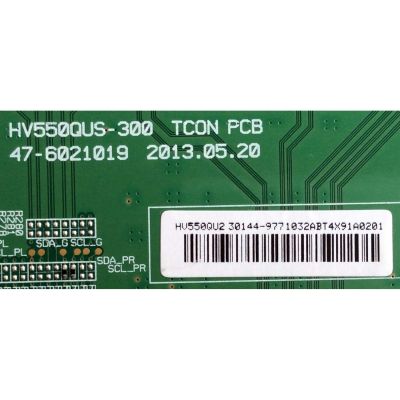 T-CON / PROSCAN HV550QU2-30144 / HV550QUS-300 / 47-6021019 / MODELO PLDED5515-UHD	 - Imagen 2