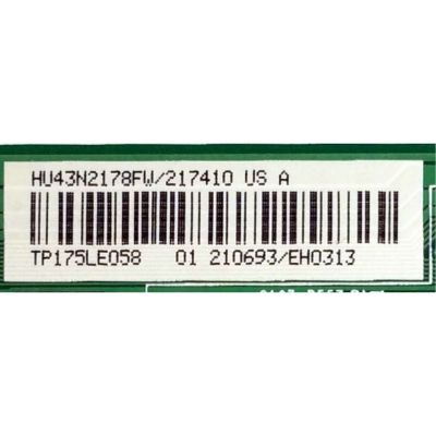 MAIN / FUENTE / (COMBO) SHARP 217410 / HV43N2178FW / TP175LE058 / RSAG7.820.7456/ROH / 210693/EH0313 / PANEL JHD426N2F21-K1QL/S0/GM/ROH / MODELO LC-43P5000U - Imagen 2