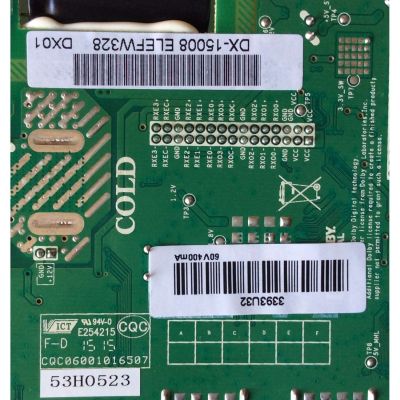 MAIN / FUENTE / (COMBO) / ELEMENT 53H0523 / CV3393BH-U32 / 3393U32 / DX-15008 / MODELO ELEFW328	 - Imagen 2